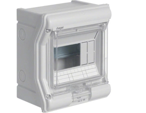 Rozvodnice nástěnná HAG VE106L, vector II, IP65, 1-řadá, 4+2