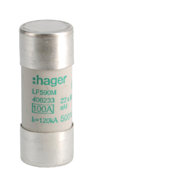 HAG LF590M Pojistka válcová, velikost 22x58, 100A aM, 500V AC
