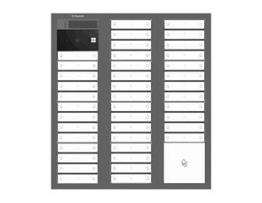 DV SYSTEM: 75 až 82 tlačítek (dělené jm.) + KAMERA + BOD Lite: čtečka RFID čipů MIFARE 13,56MHz (4M+