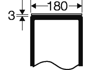 HEN FP VP 18 Boční stěna rozvodnice 180 mm