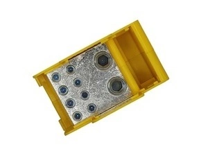 BEČOV UB2120BK24 Distribuční blok DTB 2x120/8x35 žluto-zelený