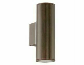 Svítidlo venkovní EGLO AL-WL 2 GU10-LED ANTIK-BRAUN RIGA, nástěnné