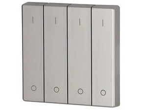 EATON 147599 CWIZ-04/13 Kryt RF tlačítka 4x1/4 55x55mm 1-0, Stříbrná, matná