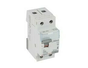 Chránič dvoupolový LEGRAND 411529 TX3 CHRÁN. 2P 25A 300MA AC
