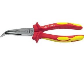 NG NK 593 205  Kleště telefonní zahnuté 45°   délka - 160mm, VDE izolace 1000V, DIN ISO 5745