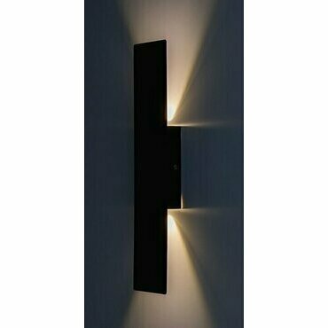 LED svítidlo nástěnné RABALUX 71057 AMPEL černá LED 6W