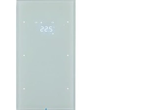 HAG 75642050 Dotykový sensor 2-násobný s termostatem, Berker R.3, sklo, bílá