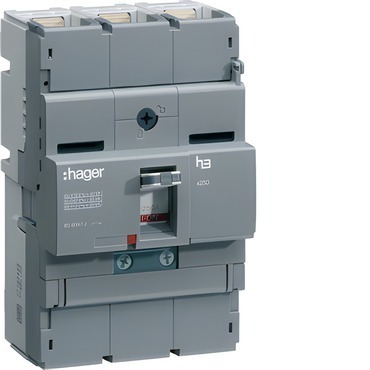 HAG HNT200DR Kompaktní jistič h3+ P250 TM 40 kA, 3-pólový, In 200 A