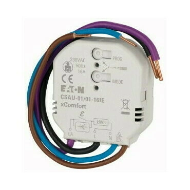 EATON 172942 CSAU-01/01-16IE RF Spínací aktor 16A RLC / 230V AC s BIN vstupem a měřičem spotřeby