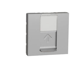 SCHN NU344930 Unica - Zásuvka datová 1xRJ45 Kat.6A FTP, 2M, Aluminium