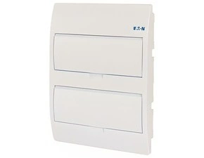 Rozvodnice zápustná EATON 281710 BC-U-2/24-TW-ECO, bílé plast. dveře, 2 řady, 24 modulů