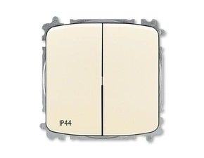 ABB 3559A-A52940 C Přepínač dvojitý střídavý, s krytem, řazení 6+6, IP44, bezšroubové svorky 25-IPxx