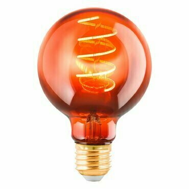 LED žárovka EGLO LM-E27-LED G80 4W 2000K KUPFER 1STK