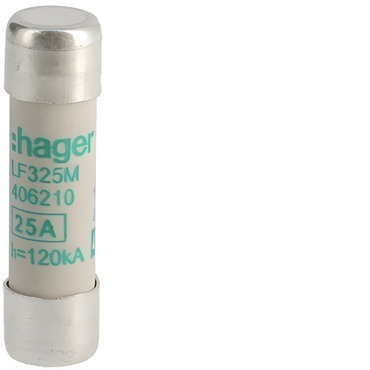 HAG LF325M Pojistka válcová, velikost 10x38, 25A aM, 400V AC