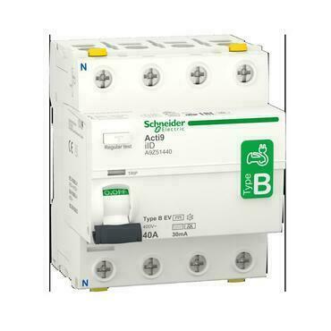 SCHN A9Z51440 Proudový chránič iID 4P 40A 30mA typ B-EV 400V RP 0,49kč/ks