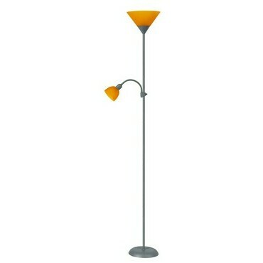 Stojací lampa Action stříbrná E27 1×100W RABALUX 4026
