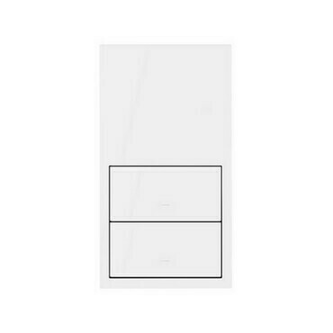 Sestava 2 násobná: 2 kryty, bílá matná