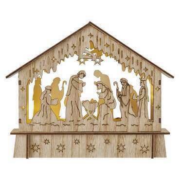 EMOS DCWW34 6LED NATIVITY SET 2AA WW