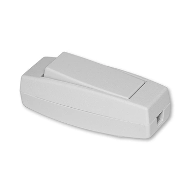 Spínač šňůrový ABB 3251-80919, šedá, průchozí, 2 A
