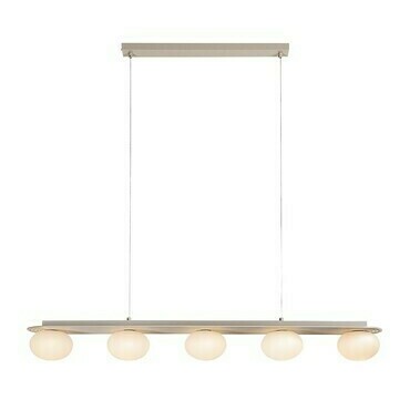 Závěsné svítidlo Glowbells šedo-béžová G9 5×25W RABALUX 72462