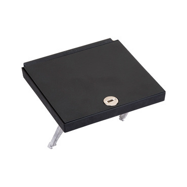 SIMON KFS1001/74 Kryt vrchní výklopný ocelový ke krabicím podlahovým ocelovým KGT na 1 přístroj K45,