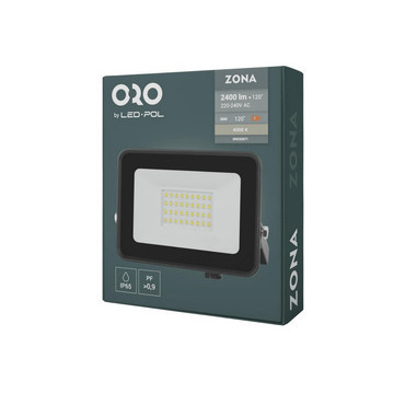 LED reflektor LED-POL Zona LED 30W neutrální bílá B