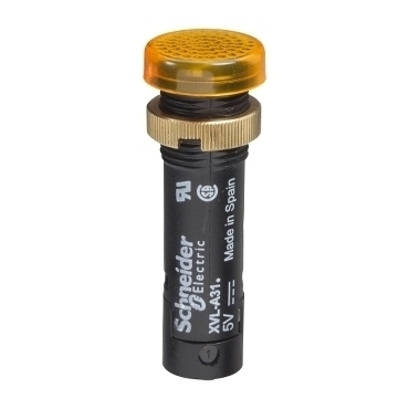SCHN XVLA345 Signálka s LED - 12 mm , 48 V , žlutooranžová RP 1,5kč/ks