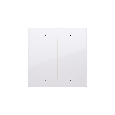 SIMON DKE03/11 Kryt jednoduchý s piktoramem "svislý" pro spínače a elektronické ovládání bílá