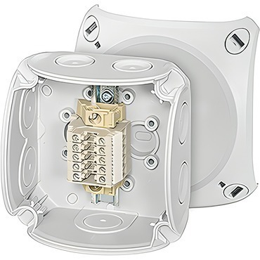 HEN RK 0205 T Krabicová rozvodka s 5x řadovou svorkou 2,5mm2, IP 66