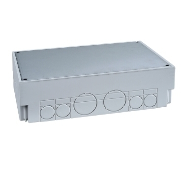 SCHN ISM50330 OptiLine 45 - krabice pro zalití do betonu čtvercová pro 6/8 modudlové podlahové krabi