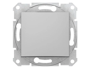 SCHN SDN0100160 Sedna - Spínač jednopólový, řazení 1, Aluminium