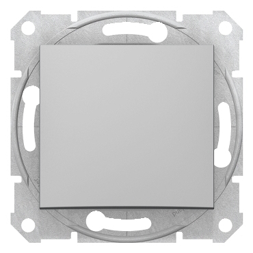 SCHN SDN0100160 Sedna - Spínač jednopólový, řazení 1, Aluminium