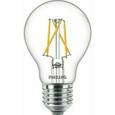 LED žárovka Philips Classic SceneSwitch 60W A60 E27 WW CL ND, nestmívatelná, čirá
