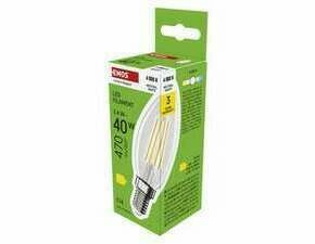 EMOS ZF3D23 LED FLM CANDLE 3,4W(40W) 470lm E14 NW