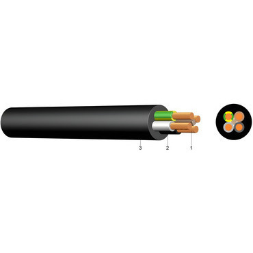Kabel pryžový H07RN-F 3G2,5 á100 měděný