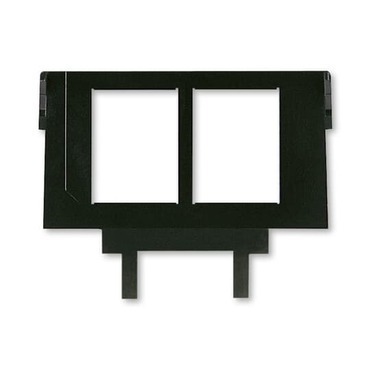 Maska nosná ABB 5014A-B1026, černá, pro 2 komunikační zásuvky fy Molex