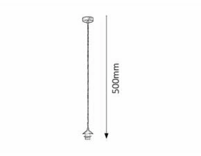 Svítidlo závěsné RABALUX 9926 FIX saténová chromová E27 1x MAX 60W