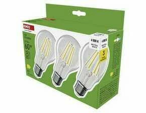 EMOS ZF5D43.3 LED FLM A60 5,9W(60W) 806lm E27 NW 3PC