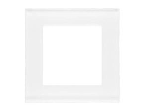 SIMON TRN1/170 Rámeček 1 násobný, skleněný bílá