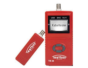 NG NM 00200071  Kabelový tester Testboy 28, pro síťové kabely USB,RJ,BNC