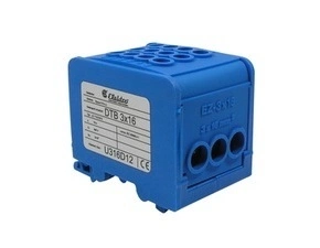 BEČOV U316D12 Distribuční blok DTB 3×16 modrý