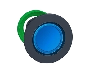 SCHN ZB5FW363 Zapuštěné provedení, Ovl. hlavice stiskací prosvětlená pro integrovanou LED, Modrá