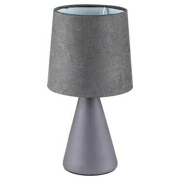 Noční lampička Nalani šedá E14 1×40W RABALUX 2695