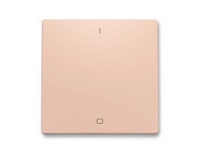 Kryt spínače ABB Zoni 3559T-A00655 242, pudrová, jednoduchý s potiskem