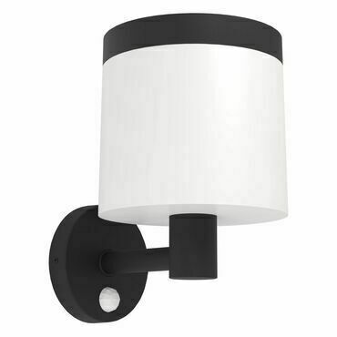 Nástěnné solární svítidlo PANTETE černá O175 mm 7,5W EGLO