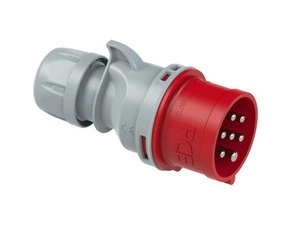 SCHM PC-027-6v vidlice 7-pólová, 32A / 400V, 6h, IP44, niklované kontakty