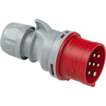 SCHM PC-027-6v vidlice 7-pólová, 32A / 400V, 6h, IP44, niklované kontakty