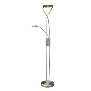 Stojací lampa Gamma saténová chromová R7s 1×230W RABALUX 4077