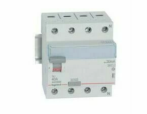 Chránič čtyřpolový LEGRAND 411752 TX3 CHRÁN. 4P 40A 30MA AC-G
