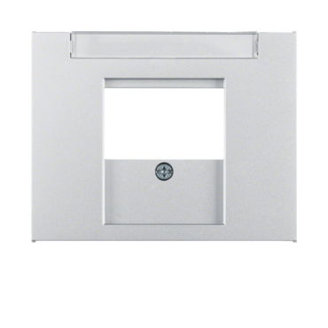 HAG 6810347003 Centrální díl pro zásuvku TDO, Berker K.5, Alu, lak.